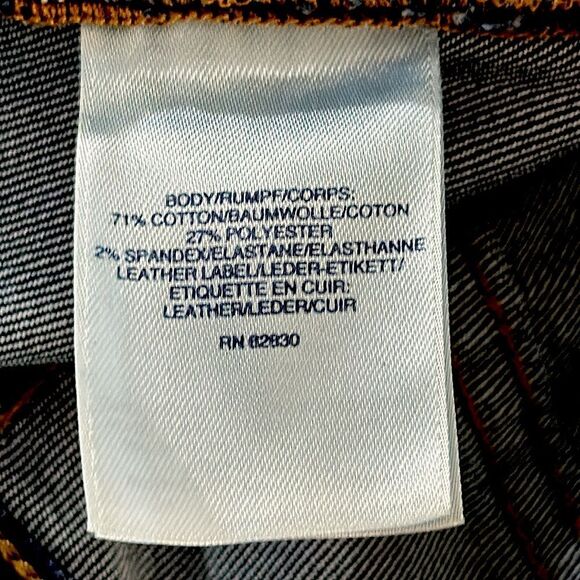 Lands End Jeans 12P Mid Rise True Straight - Picture 13 of 14